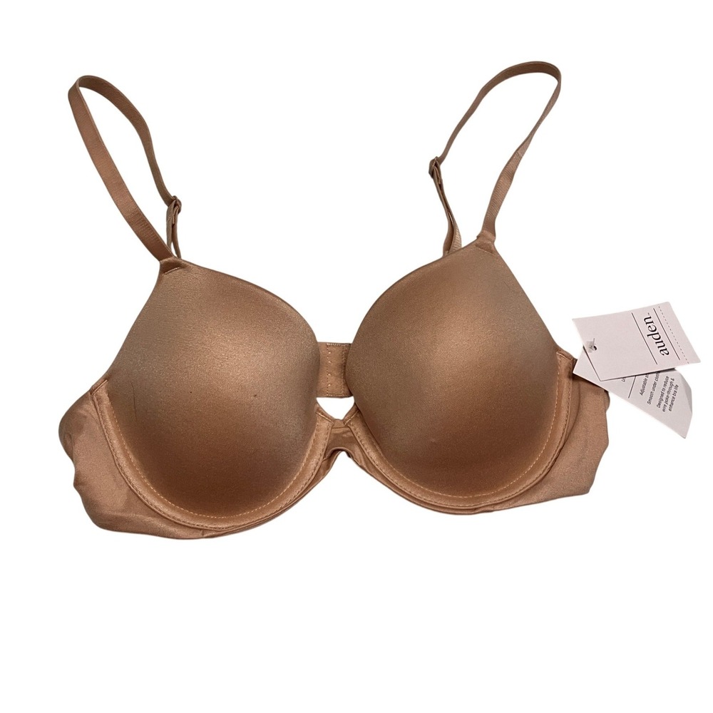 Auden The Icon Beige Lightly Lined Full Coverage Underwire Bra‎ 34A 4791L NEW